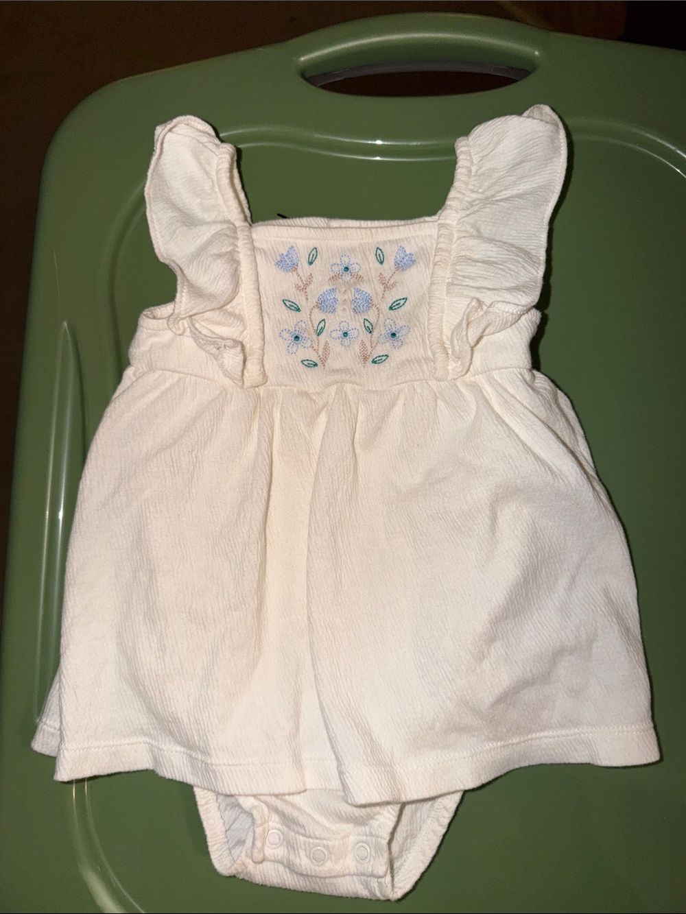Carters yolk chest onesie play dress